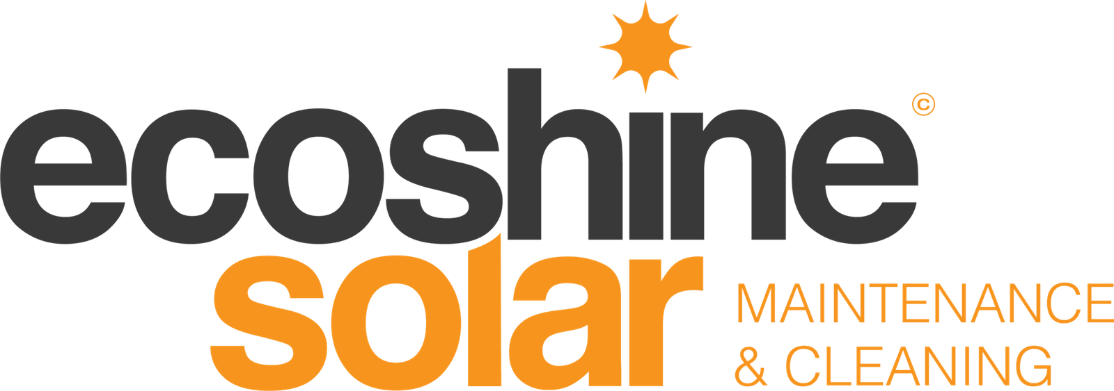EcoShine Solar Maintenance & Cleaning Logo