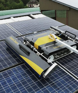 Solar Cleano solar panel cleaning robot